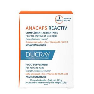 Ducray Anacaps Reactiv Cabello Y Uñas 30 Cápsulas
