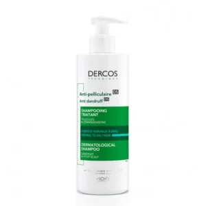 DERCOS CHAMPU DERMATOLOGICO ANTIDANDRUFF ANTI-PELLICULAIRE DS (CABELLO NORMAL O GRASO)